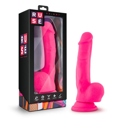 Ruse Shimmy Hot Pink Dong - One Stop Adult Shop