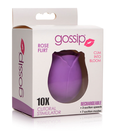 Gossip Cum Into Bloom Clitoral Vibrator Rose Flirt - One Stop Adult Shop