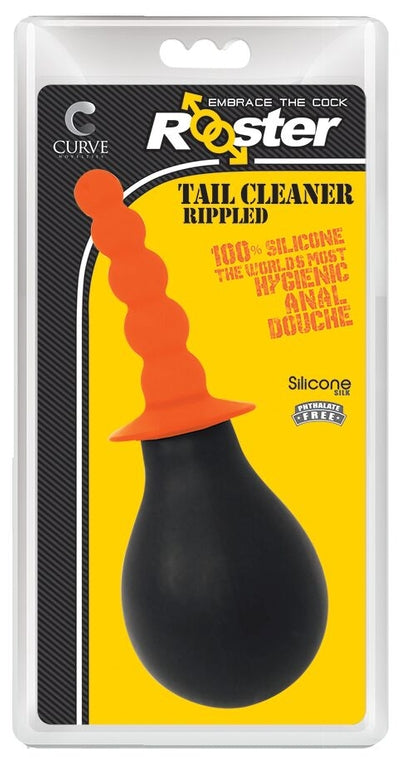 Rooster Tail Cleaner Rippled - Orange - One Stop Adult Shop