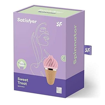 Satisfyer Sweet Treat Pink/Brown - One Stop Adult Shop