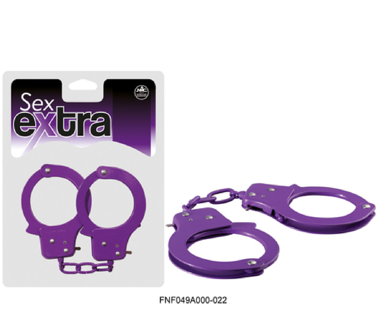 Sex Extra Metal Cuffs Purple - One Stop Adult Shop