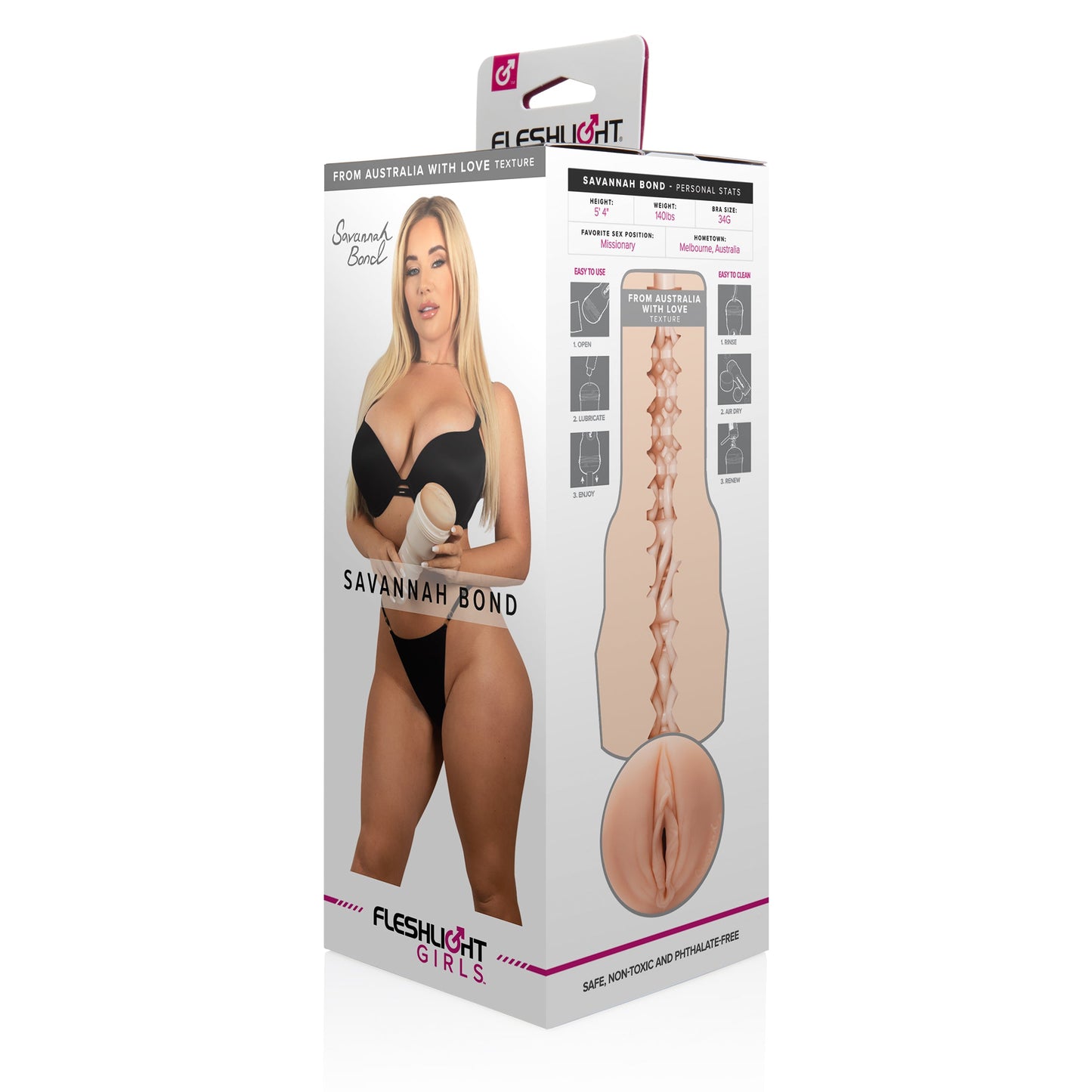 Fleshlight Girls Savannah Bond From Australia With Love - One Stop Adult Shop
