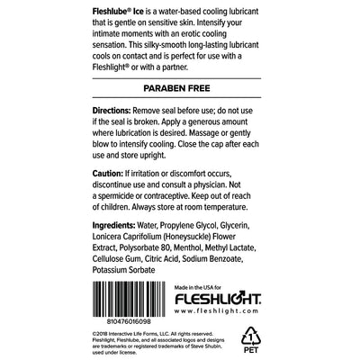 Fleshlube Ice 4 oz - One Stop Adult Shop