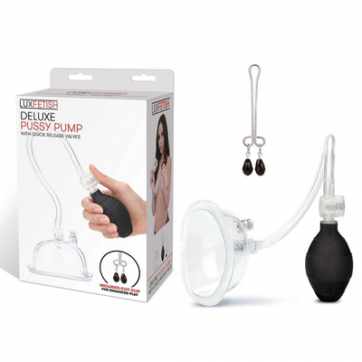 Lux Fetish Pussy Pump (Clit Clamp Included) - One Stop Adult Shop