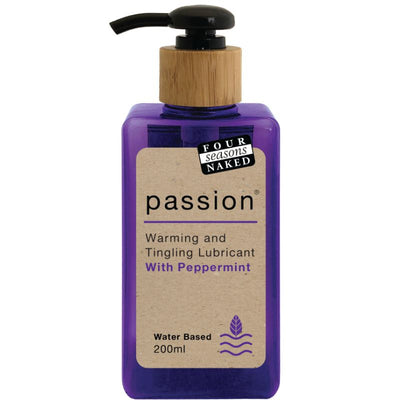 Four Seasons Passion Peppermint Lube 200ml - One Stop Adult Shop