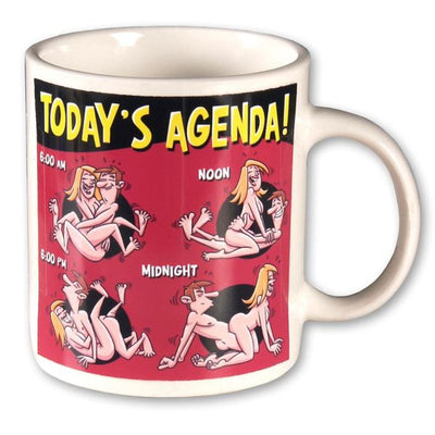 Todays Agenda Coffee Mug - One Stop Adult Shop