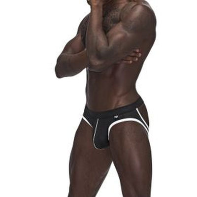 Male Power Sport Mesh Jock Black - One Stop Adult Shop