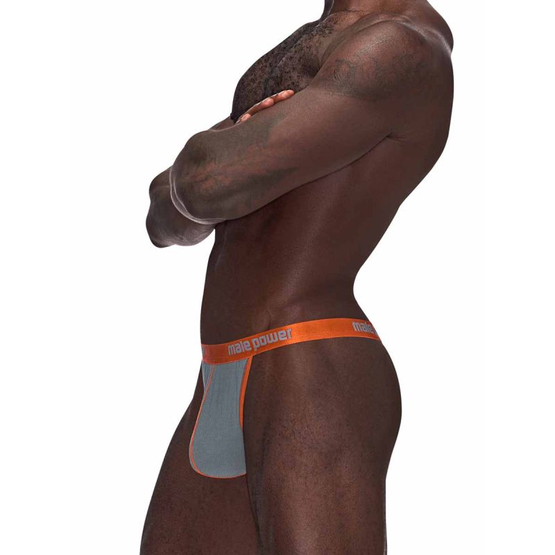 Male Power Casanova Uplift Micro Thong Grey - One Stop Adult Shop