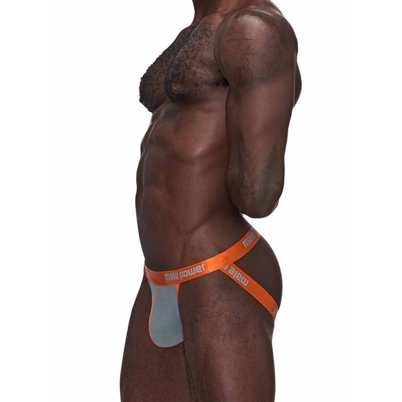 Male Power Casanova Uplift Jock Grey - One Stop Adult Shop