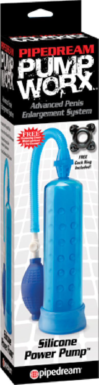 Silicone Power Pump (Blue) - One Stop Adult Shop