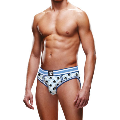 Prowler Blue Paw Open Back Brief - One Stop Adult Shop