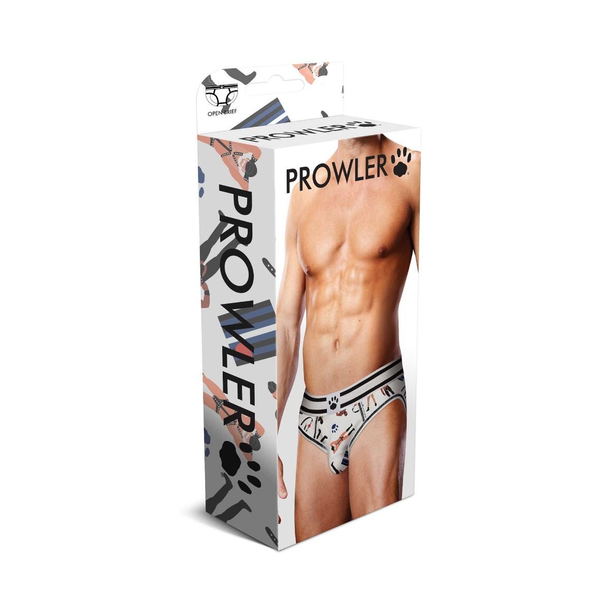 Prowler Leather Pride Open Brief - One Stop Adult Shop