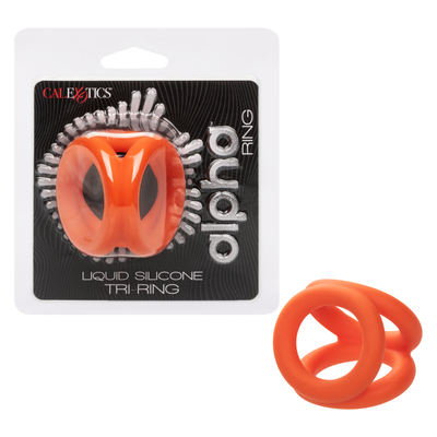 Alpha Liquid Silicone Tri-Ring - One Stop Adult Shop