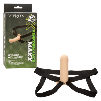 Performance Maxx Extension with Harness - Ivory - One Stop Adult Shop
