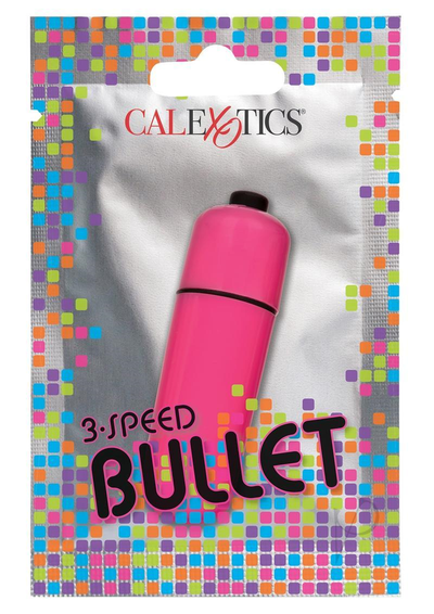 Foil Pack 3-Speed Bullet - Pink (Prepack of 24) - One Stop Adult Shop
