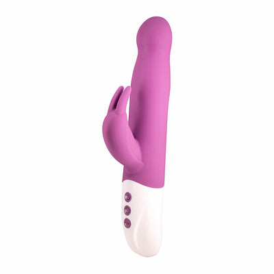 Rechargeable  silicone rabbit rotation Purple - One Stop Adult Shop