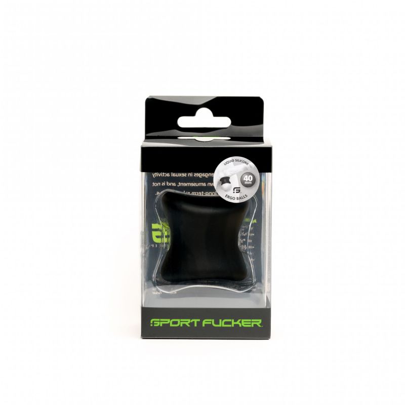 Ergo Balls 40mm Black - One Stop Adult Shop