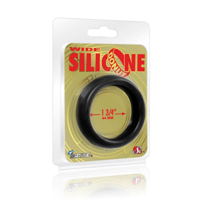 Wide Donut Black Cock Ring 44mm - One Stop Adult Shop