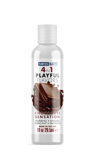 Playful Flavors 4 In 1 Chocolate Sensation 1oz - One Stop Adult Shop