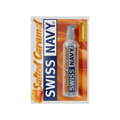 Swiss Navy Salted Caramel Lube 5ml Sachets (100 Pack) - One Stop Adult Shop