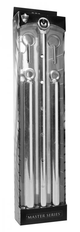 Adjustable Steel Spreader Bar Silver - One Stop Adult Shop