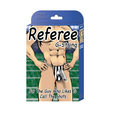 Referee Novelty G-String Black - One Stop Adult Shop