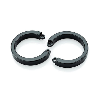 Cockcage U Ring 2 Pc L/XL Black - One Stop Adult Shop