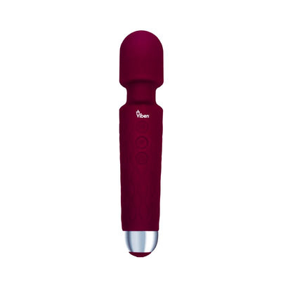 Viben Tempest Rechargeable Wand Massager Ruby - One Stop Adult Shop