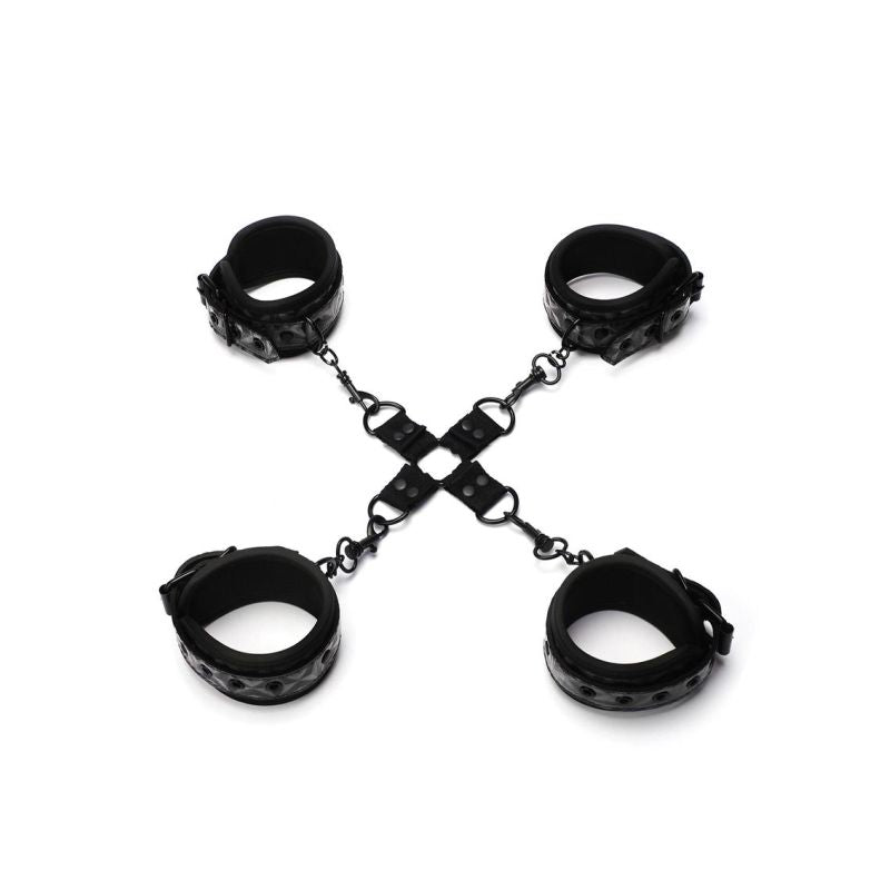 Whip Smart Diamond Hogtie Restraint Black - One Stop Adult Shop