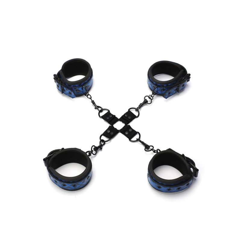 Whip Smart Diamond Hogtie Restraint Blue - One Stop Adult Shop