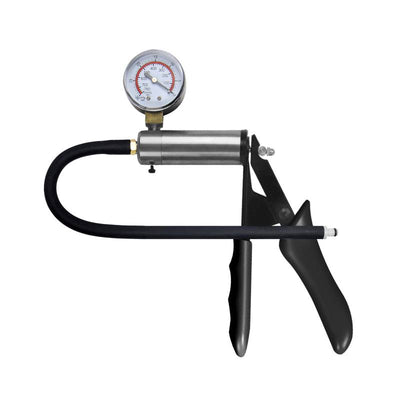 Brass Pistol Pump with Gauge and Hose - One Stop Adult Shop
