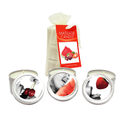 Edible Massage Candle Threesome - One Stop Adult Shop