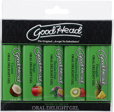 Oral Delight Gel Tropical Fruits - 5 Pack - One Stop Adult Shop