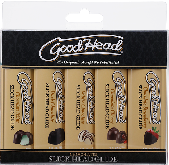 Slick Head Glide Chocolates - 5 Pack - One Stop Adult Shop