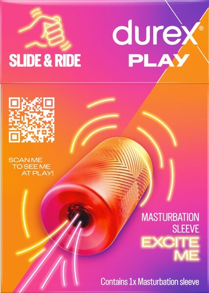 Play Slide & Ride Textured Masturbation Sleeve - One Stop Adult Shop