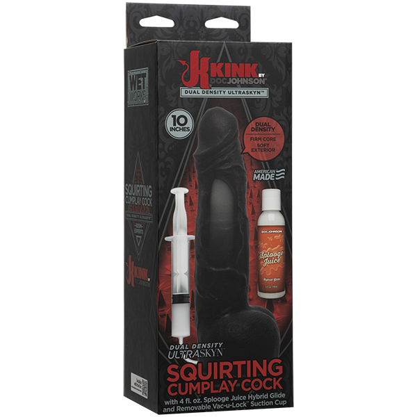 10" Dual Density ULTRASKYN Squirting Cumplay Cock - One Stop Adult Shop