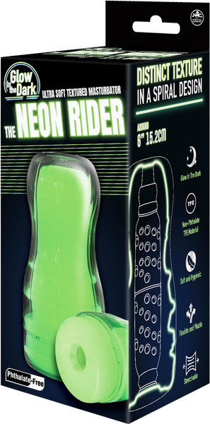 The Neon Rider Masturbator 6" - One Stop Adult Shop