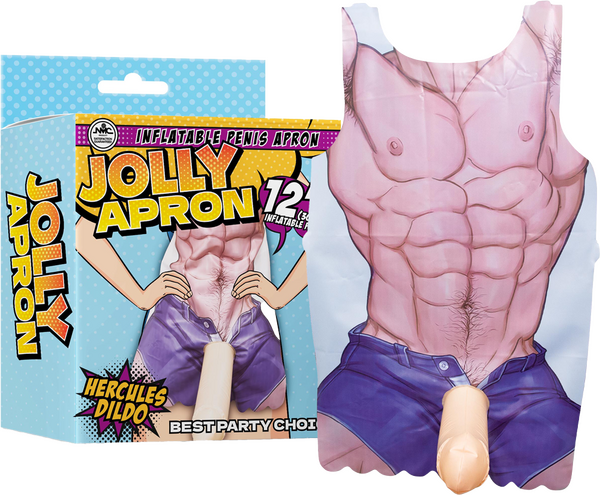 Jolly Apron - 12&quot; Inflatable Penis - One Stop Adult Shop