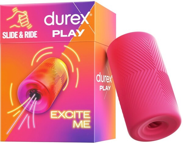 Play Slide &amp; Ride Textured Masturbation Sleeve - One Stop Adult Shop