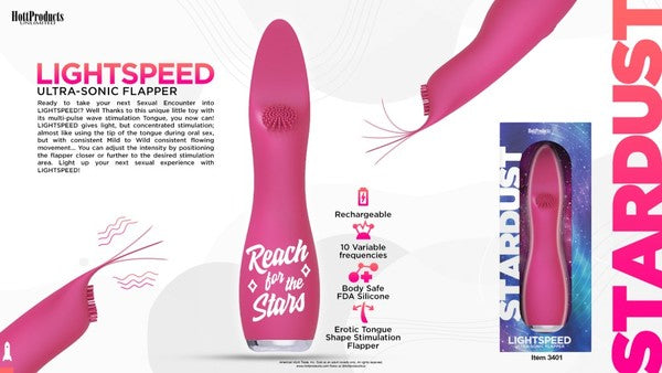 Lightspeed (Ultrasonic Flapper) - One Stop Adult Shop