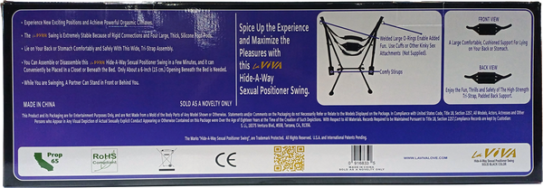 Hide-a-way Sexual Position Free Standing Sex Swing - One Stop Adult Shop