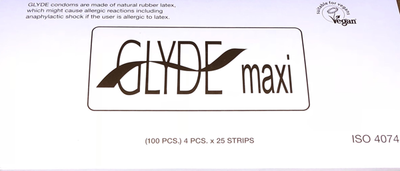 Glyde Condom - Maxi Gold 56mm Bulk 100&#039;s - One Stop Adult Shop