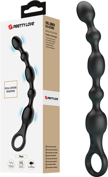 Rechargeable Silicone Anal Beads - Van - One Stop Adult Shop