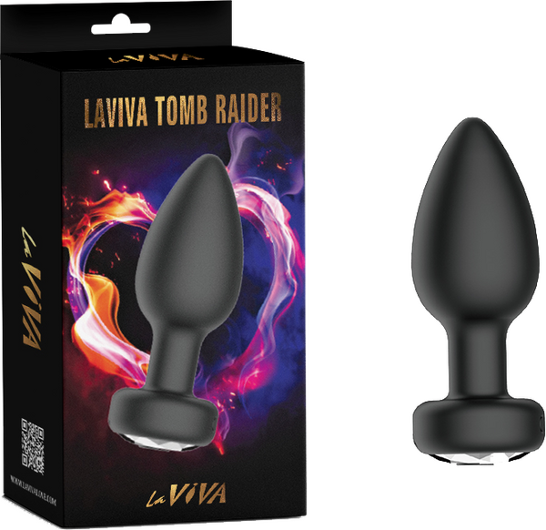 Tomb Raider App Control Butt Plug (Black) - One Stop Adult Shop