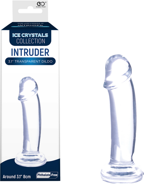 Intruder 3" Transparent Dildo - One Stop Adult Shop