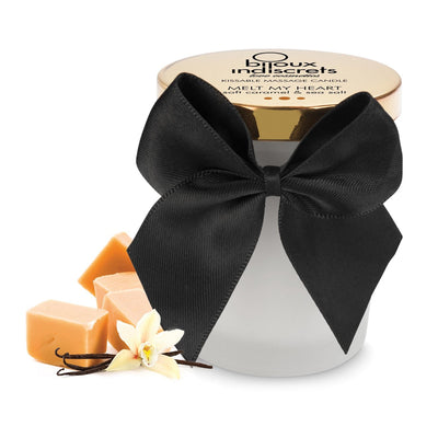 Melt My Heart Massage Candle Soft Caramel - One Stop Adult Shop