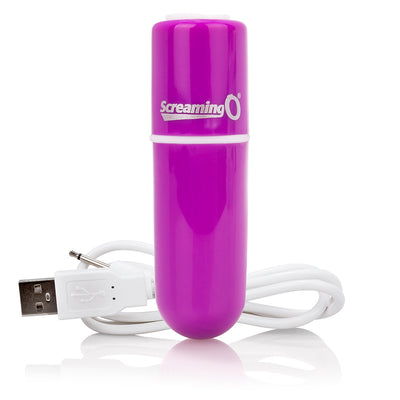 Charged Vooom Rechargeable Bullet Vibe Purple - One Stop Adult Shop