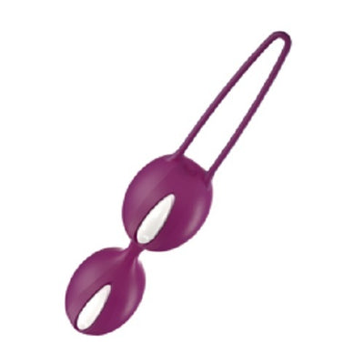 Smartballs Duo White/Grape - One Stop Adult Shop