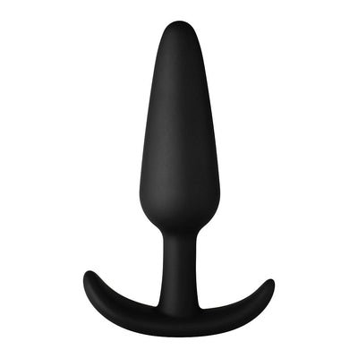 F-31: 100% SILICONE PLUG BLACK L - One Stop Adult Shop