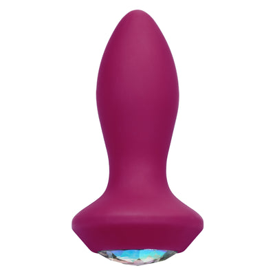 Power Gem Vibrating Petite Crystal Probe - Purple - One Stop Adult Shop